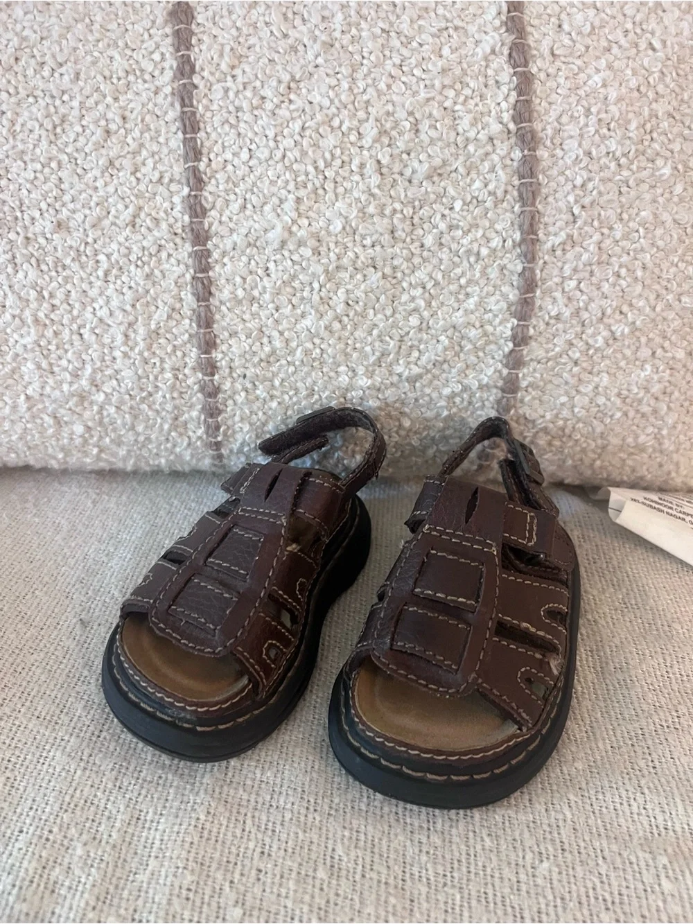 Toddler 5 Sandals| doc marten / McKids vintage brown chunky sandal